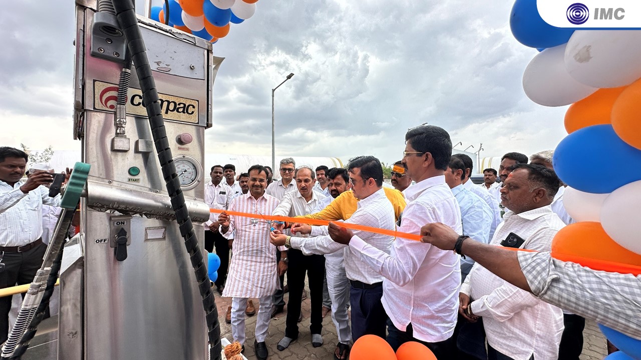 Inauguration of 33rd CNG station - Sawleshwar Petroleum, located on the Samruddhi Marg Kolhapur–Solapur Highway