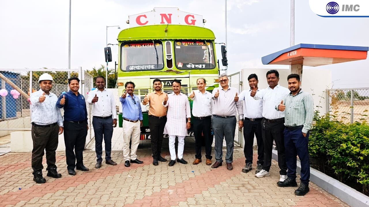 Inauguration of 33rd CNG station - Sawleshwar Petroleum, located on the Samruddhi Marg Kolhapur–Solapur Highway
